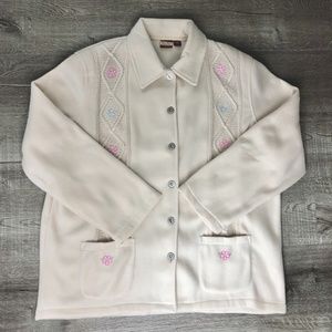 Vintage Cottagecore Grandma Shacket Jacket Large